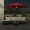 Wand-Sonnenschirm mit LEDs Knallrot 290 cm , Markisen Produktbild-Vorschau 3