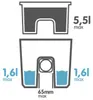 Plastia | Balkonpflanzkübel Berberis 5,5L - Anthrazit - Produktbild-Vorschau 7