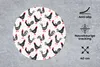 MuchoWow® Mauspad Mousepad Muster - Huhn - Vogel 40x40 cm - Produktbild-Vorschau 3