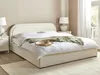 BELIANI Polsterbett Hellbeige Bouclé Bettrahmen mit Produktbild-Vorschau 2