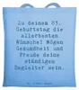 Mr. & Mrs. Panda Jutebeutel Spruch 83. Geburtstag Produktbild-Vorschau 1