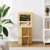 vidaXL Terárium hnedé 40 x 40 x 40 cm OSB Náhľad obrázku produktu 4