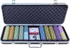Zestaw pokerowy DLX w walizce, zawierający 500 żetonów (po Podgląd zdjęcia produktu 1