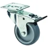 Lenkrolle Rad-Ø 50 mm Tragfähigkeit 50 kg mit Rückenloch Produktbild-Vorschau 3