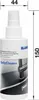 A product shot of a cleaning spray bottle with dimensions indicated. Produktbild-Vorschau