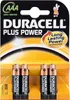 DURACELL Pile Plus AAA MN2400/LR3 Carte de 4 piles Anteprima dell’immagine prodotto 2
