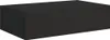 A black rectangular shelf shown from a three-quarter angle against a white background. Náhled obrázku produktu
