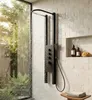 Badplaats Colonna Doccia Caspian 145 x 26 cm - Nero - Set Anteprima dell’immagine prodotto 3