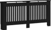 vidaXL Kryt radiátora čierny dubový vzhľad 172 x 19 x 81,5 Náhľad obrázku produktu 1
