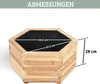 Pflanzkasten Holz 6-eckig MICHA - Inkl. Vlies und Produktbild-Vorschau 2