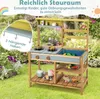 COSTWAY venkovní dětská kuchyňka, bahenní kuchyňka na hraní Náhled obrázku produktu 7