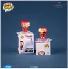 Two Funko Bitty Pop! figures of Iron Man from the Marvel Infinity Saga are displayed on a blue background. Produktbild-Vorschau