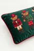 Festlicher Kissenbezug Bear Trio, Schwarz, 30x50 cm, Produktbild-Vorschau 3