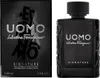 A product shot of a perfume bottle and its packaging. Produktbild-Vorschau