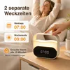 LED-Lichtwecker, Digitaler Wecker mit 2000 mAh Akku, 3 Produktbild-Vorschau 6