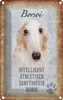 vianmo Blechschild 30x20 cm Borsoi Hund athletisch Produktbild-Vorschau 1