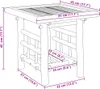 vidaXL Beistelltisch 45x45x45 cm Bambus Produktbild-Vorschau 7