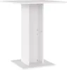 A white pedestal table against a white background. Podgląd zdjęcia produktu