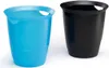 DURABLE Papierkorb TREND 16L rund, 1701710060 schwarz Produktbild-Vorschau 3