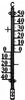 Talentools Ausenthermometer - schwarz - Metall - 38 cm Produktbild-Vorschau 1