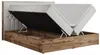 MKS MEBLE Boxspringbett 180x200 mit Bettkasten Eiche, Produktbild-Vorschau 5