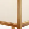 dekorative Stehlampe mit Holz/Stoff Akzenten, 120 cm Höhe, Produktbild-Vorschau 4