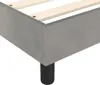 vidaXL Boxspringbettgestell Hellgrau 90x200 cm Samt Produktbild-Vorschau 6