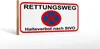 Holzschild Hinweis 27x10cm Rettungsweg Halteverbot nach Produktbild-Vorschau 2