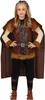 A young girl wearing a Viking costume, standing against a white background. Produktbild-Vorschau
