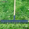 KOTARBAU® Laubrechen 43 cm Metall Rechen für Gras & Laub Produktbild-Vorschau 7