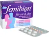 A box of Femibion supplements and a blister pack of tablets. Produktbild-Vorschau
