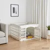 vidaXL 4-Panel Hundelaufstall 60 x 60 x 38 cm Kunststoff Produktbild-Vorschau 2