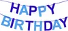 Oblique Unique Happy Birthday Girlande Banner Geburtstag Produktbild-Vorschau 3