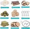 ERKOON 70PCS králičí hračka, malé zvíře žvýkací hračka Náhled obrázku produktu 2