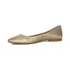Elegante Goldene Ballerinas aus Naturleder mit sehr weicher Produktbild-Vorschau 4