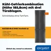 Exquisit Kühl-Gefrierkombination KGC320-95-E-040C Produktbild-Vorschau 2