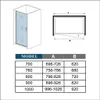 AICA Drehtür 80x180cm Nischentür Schwenktür 5mm NANO Produktbild-Vorschau 7