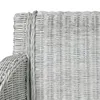 vidaXL Esszimmerstühle mit Kissen 2 Stk. Grau Natur Rattan Produktbild-Vorschau 7