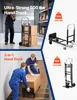Wózek transportowy SucceBuy 2 w 1, składany, udźwig 227 kg Podgląd zdjęcia produktu 2