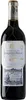 A bottle of red wine with a label and a net covering it. Produktbild-Vorschau
