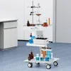 Laboratoriumwagen, 3-laags, mobiele wagen met wielen, Productafbeelding-voorbeeld 8