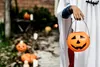 Hl33 Wiaderko Pojemnik  Dynia Na Cukierki Duże Halloween Podgląd zdjęcia produktu 15