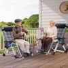 MEULBATY Klappstuhl Klappbar Gartenliege mit Polster Produktbild-Vorschau 13