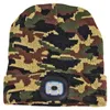Strickmütze Mütze Wintermütze camouflage m. LED Licht 3-stufige Helligkeitsverstellung aufladbar mit USB A Port 370420 40012 350719 4066986400124 stabilo-fachmarkt.de