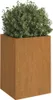 vidaXL Fioriera 42x38x75 cm in acciaio corten Anteprima dell’immagine prodotto 3