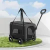 Haustierwagen, Zusammenklappbarer 4 Rad Kinderwagen für Produktbild-Vorschau 3
