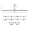 Ventilatore da soffitto a risparmio energetico con Anteprima dell’immagine prodotto 6