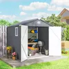 Outsunny Gerätehaus 4,1m³, Gartenhaus mit Pultdach, 240 x Produktbild-Vorschau 2