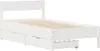 vidaXL Lit en pin massif sans matelas blanc 90x190 cm Voir les images du produit 3