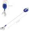kwmobile 2x Schlüssel Jojo mit Ausweis Clip - Produktbild-Vorschau 3